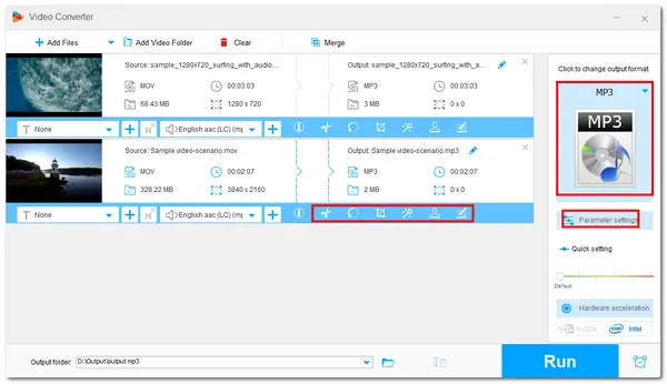 MOV to MP3 on Windows