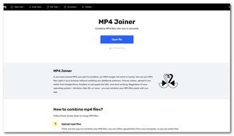 Free MP4 Merger by 123apps