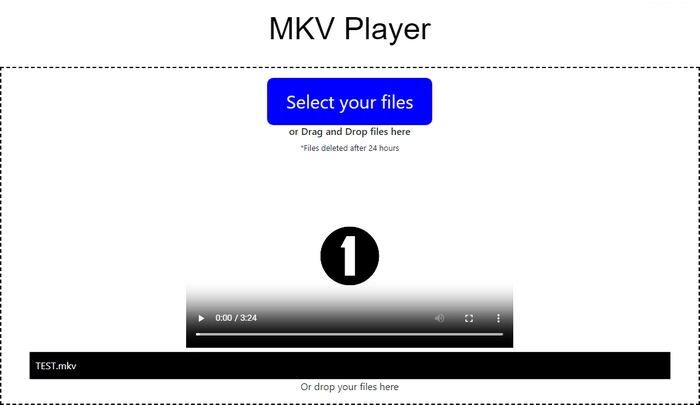 Use MKV.to Online MKV Player