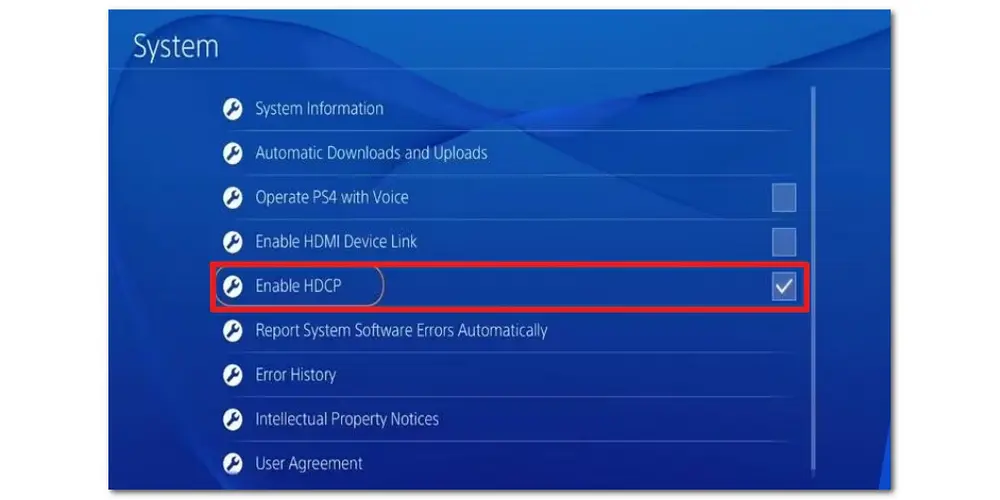 Change PS4 Settings