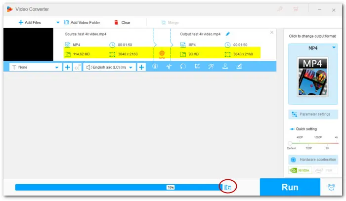 Increase Compression Ratio to Compress Video MP4