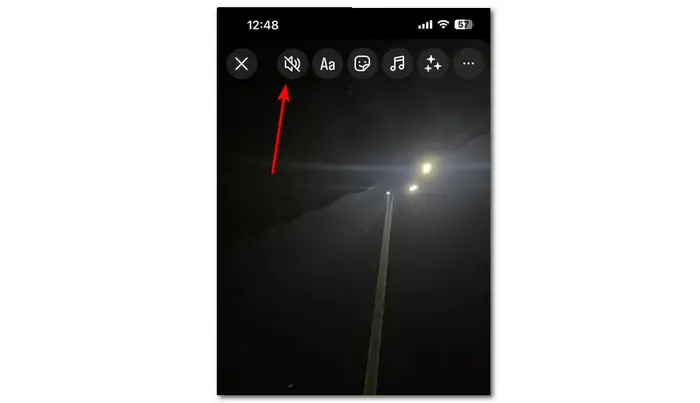 Remove Audio from Instagram Story