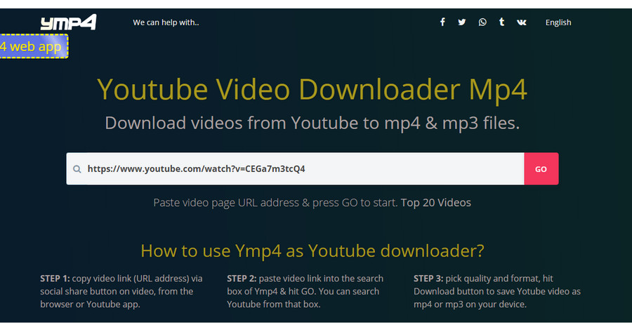 online youtube download y2mate