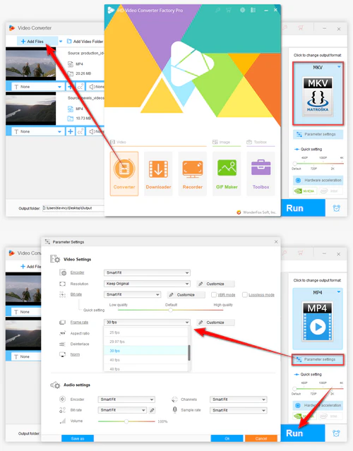 Adjust Video Frame Rate