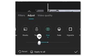 Adjust Video Hue in CapCut