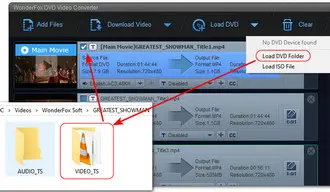 Import DVD VOB into WonderFox