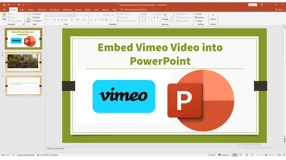 powerpoint presentations in vimeo