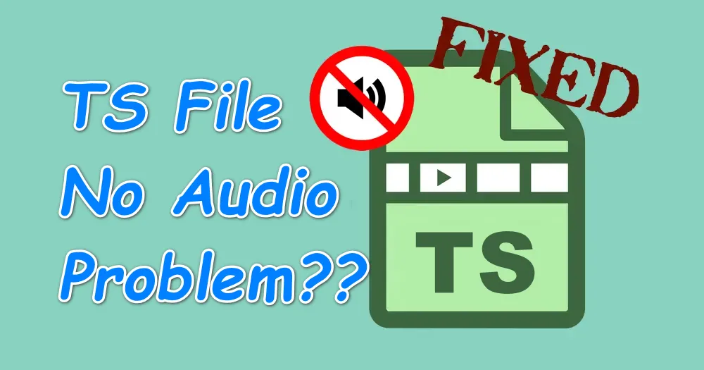 How To Fix TS File No Audio Problem Readily 